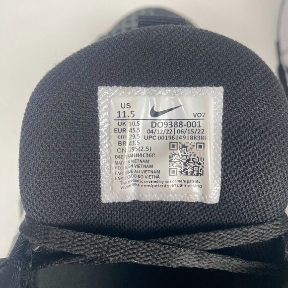 Nike Metcon 8 FlyEase Crossfit Shoes Black DO9388-001 Mens Size 11.5 Used - Picture 7 of 16